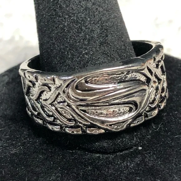 *HOST PICK *Mens plated SUPERMAN ring -10 - Picture 7 of 9
